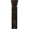 Ekena Millwork Damon Wrought Iron Bracket, (Triple center brace), Antiqued Brass 2"W x 5 1/2"D x 8"H BKTM02X05X08TDAABS - alternate 9